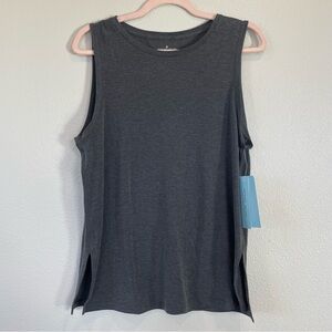 Antonio Melani Grace Sleeveless Shirt Gray Womens Size Medium NWT Tank Top
